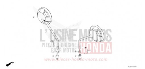 MIROIR MSX125AP de 2023